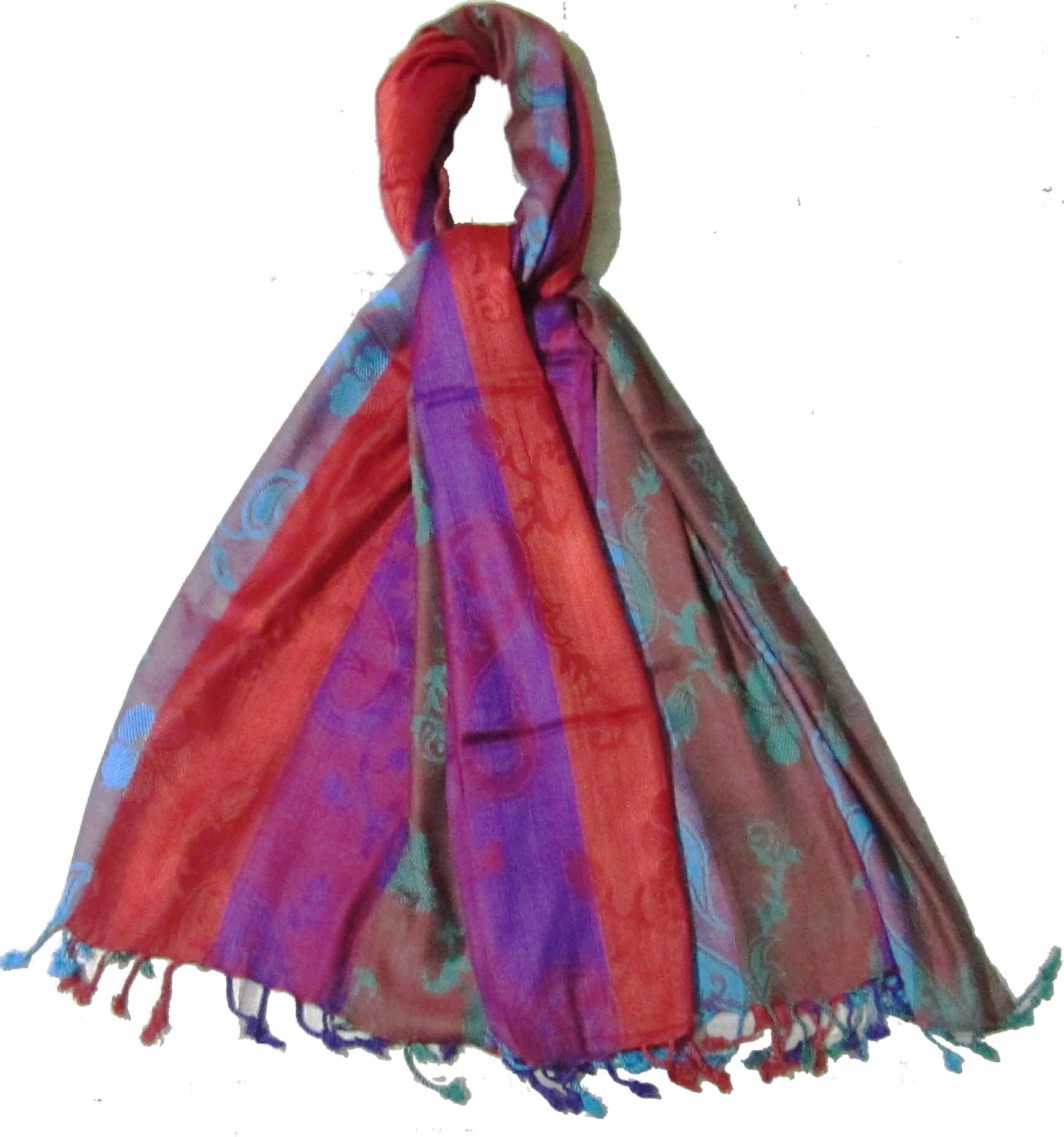 Jamawar Shawls - Color: Multicolor