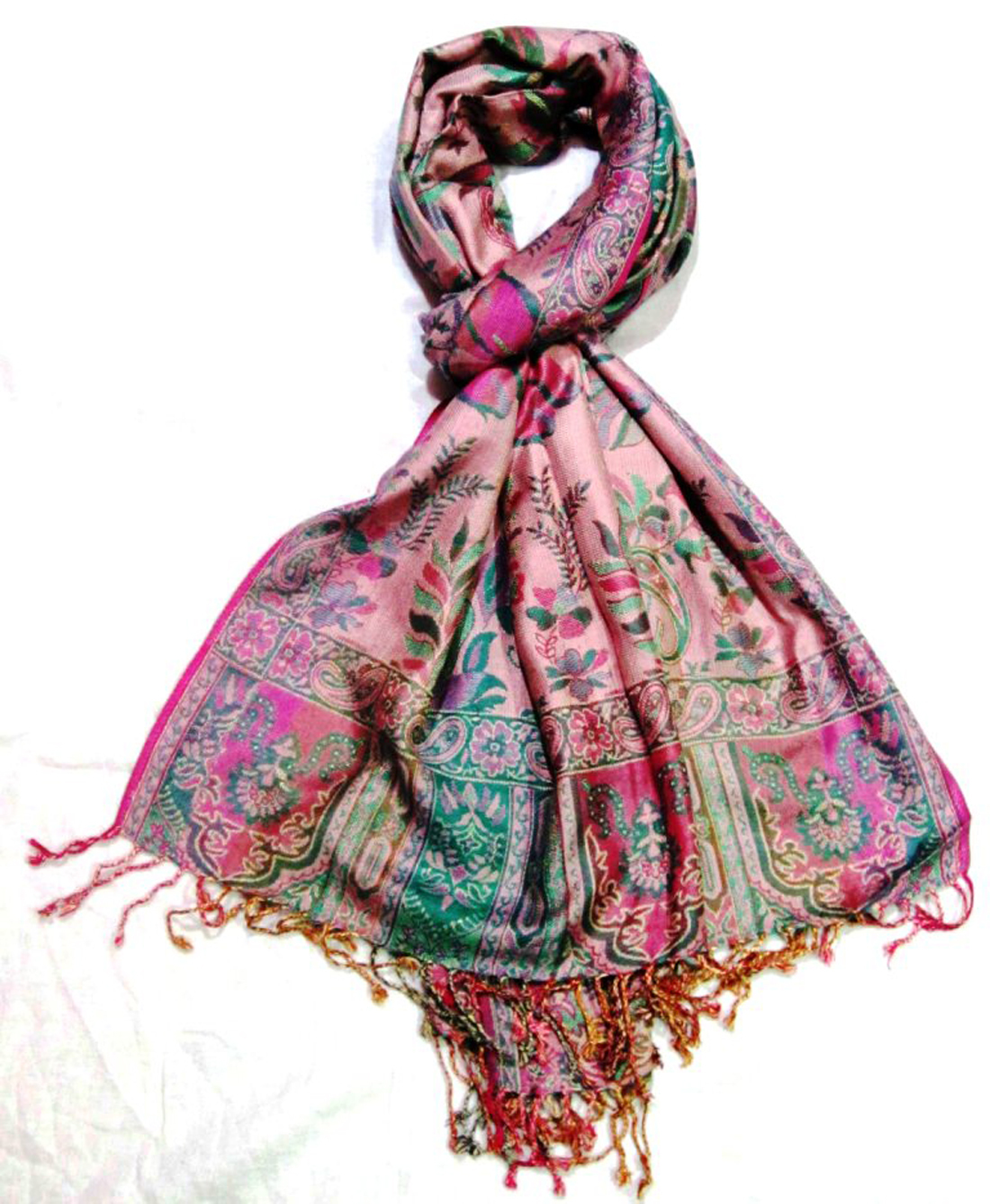 Jamawar Shawls - Color: Multicolor