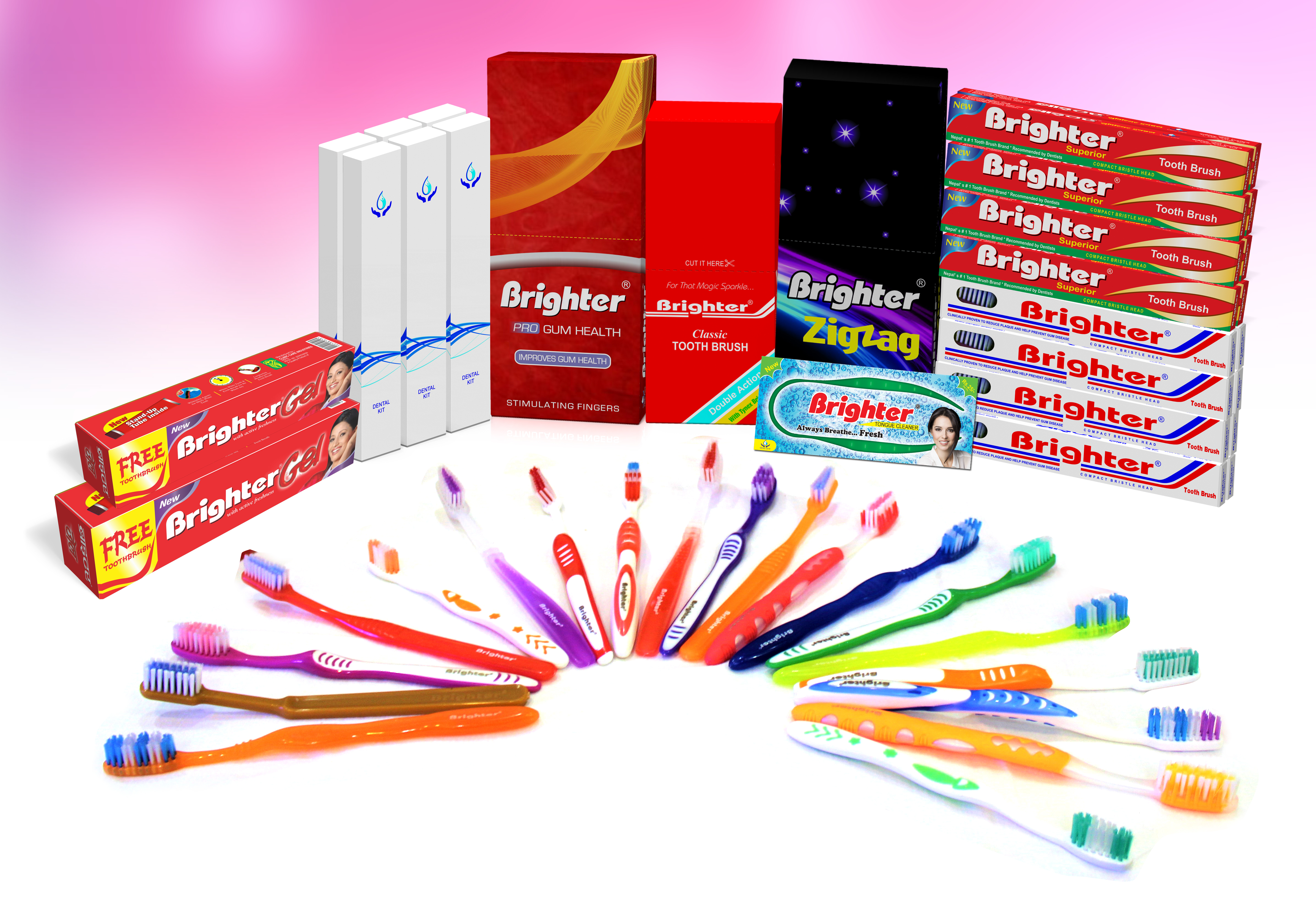 Superior Toothbrush - Non-polyester Blend, Compact Size, All Colors Available | Flexible Handle, Soft Bristles, Easy Clean For Sensitive Gums