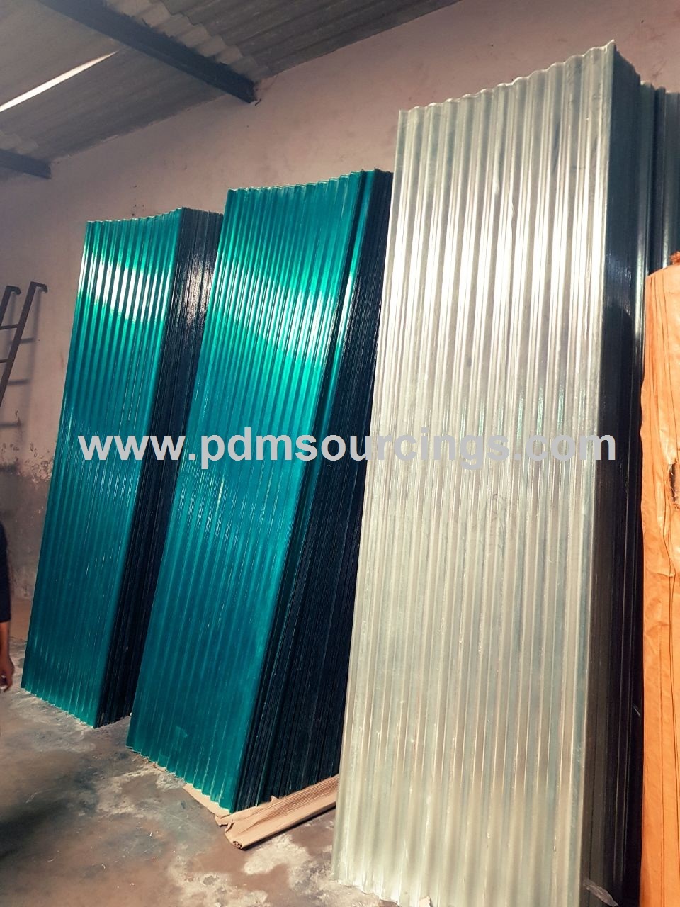 Fiber Gi Corrugated Sheet Length: 8 Foot (Ft)