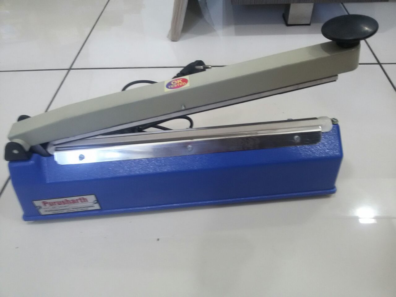Hand Sealer - Electric Drive, New Automatic Technology | Blue And White Design