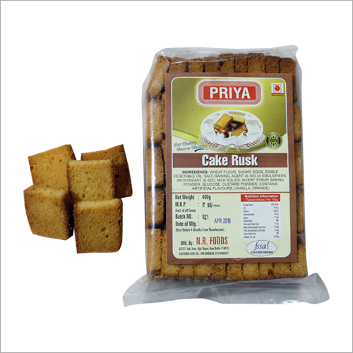 Cake Rusk - Stale Bread, Dry Form , Perfect for Diabetics and Easy to Soak in Milk, Tea or Coffee