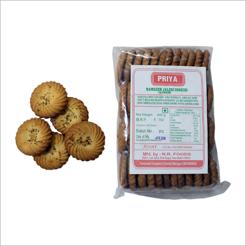 Ajwain Cookies - Wheat Flour, Round Shape, Brown Color | Crispy, Spicy, Healthy Snack for Tea Time