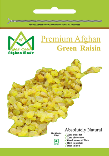 Green Raisin Packaging Pouches