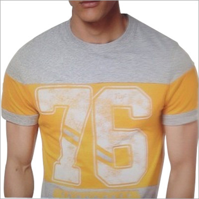 Men's Round Neck T-Shirt - Cotton Blend, O-Neck, Printed Pattern | Short Sleeve Style for Casual Comfort