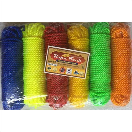 Virgin Cloth Drying Rope 6mm 20meter Rolls In A Packet: 6 Rolls Or 12 Rolls Or As Per Customers Requirement