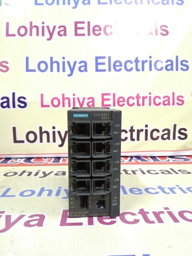 Siemens Scalance X208 Module 6gk5208-0ba10-2aa3