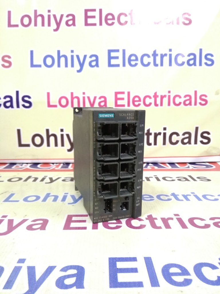 Siemens Scalance X208 Module 6gk5208-0ba10-2aa3