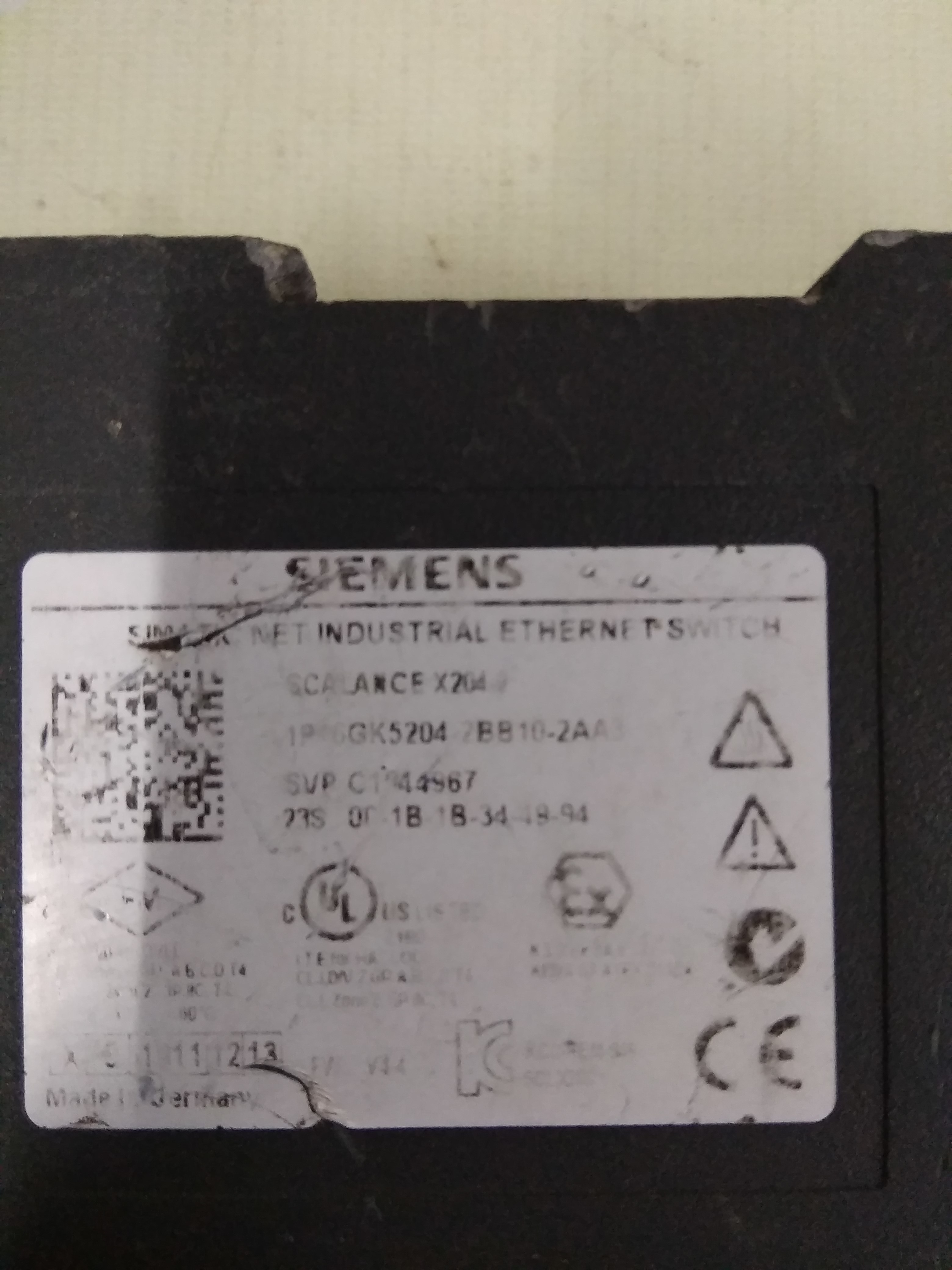 Siemens Scalance X204-2 Module 6gk5204-2bb10-2aa3