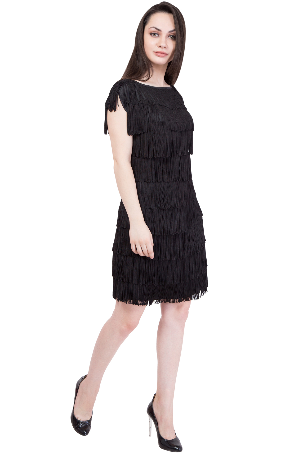 Alvenda Women's High Fashion Fringes Dress at Best Price in New Delhi | Alvenda Apparels Alvenda Women's High Fashion Fringes Dress at Best Price in New Delhi | Alvenda Apparels