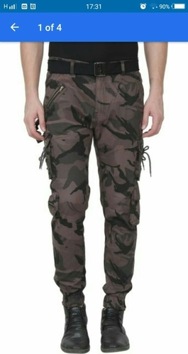 पुरुषों की कार्गो जीन्स