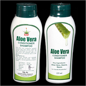 Aloe Vera Conditioner Shampoo - Plastic Bottle 15x6 cm, 200 ml, pH 5.5 | Moisturizes Hair, Conditions, Mild Cleanser, Natural Herbs