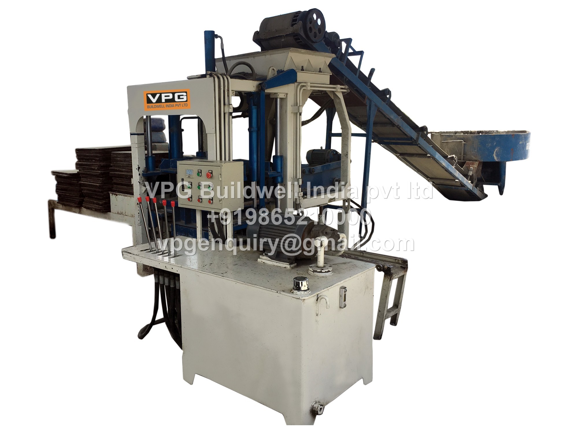 Fly Ash Brick Making Machine - Hydraulic Pressure, 3000 Kg, 8 Ft, 10-15 Hp Motor, 120 Ton Pressure | Automatic, Plc Control, Fire Resistant, Low Maintenance