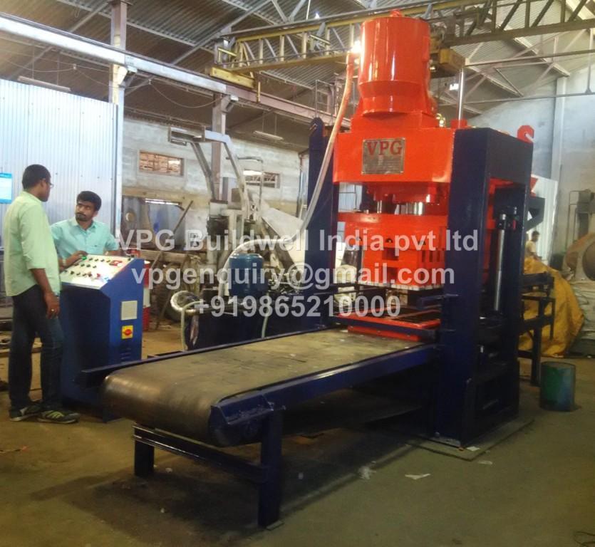 Fly Ash Brick Making Machine - Hydraulic Pressure, 3000 Kg, 8 Ft, 10-15 Hp Motor, 120 Ton Pressure | Automatic, Plc Control, Fire Resistant, Low Maintenance