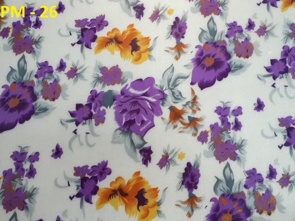 Pp Designer Print Sheet - 100 Foot Length, 1mm Thickness, 3-7 Foot Widths | 100% Virgin Material, Eco-friendly, Vibrant Color Retention