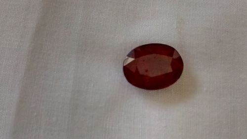 Ruby - 8.80x10.60 Inches, Red 6.85-Carat Beautifying Stone | Grade A Premium Quality