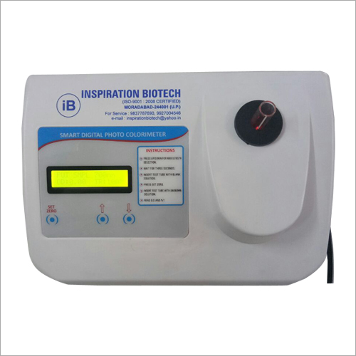 Smart Digital Photo Colorimeter - ABS Plastic, 10x15x20 cm, 340-800 nm | Accurate Readings, Easy Operation, Fast Testing