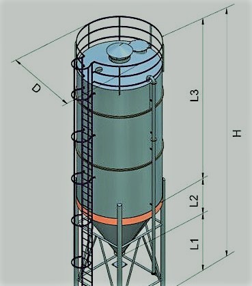 CEMENT SILO 100 TON