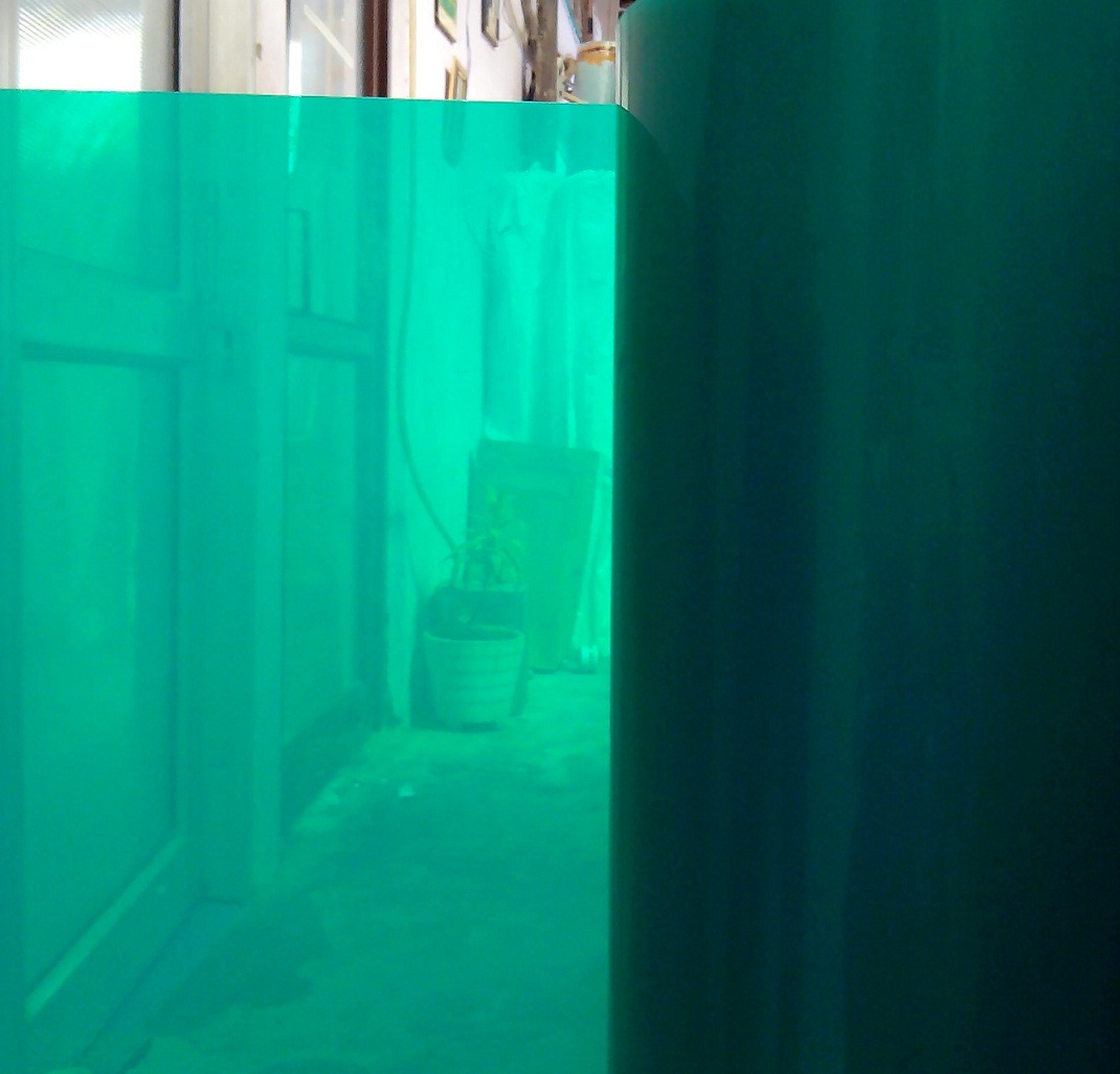 Pp Plain Roof Sheet - Polypropylene 1mm Thick, 3-7 Feet Wide X 100 Feet Long | Clear, Green, Blue, Eco-friendly, 5-year Warranty, Iso Certified