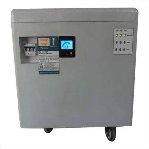 Static Servo Stabilizer - 20 KVA Power, 220 Volt Output Voltage | Voltage Fluctuation Correction, Built-in Stable Reference Voltage Corrector, Quality Assured