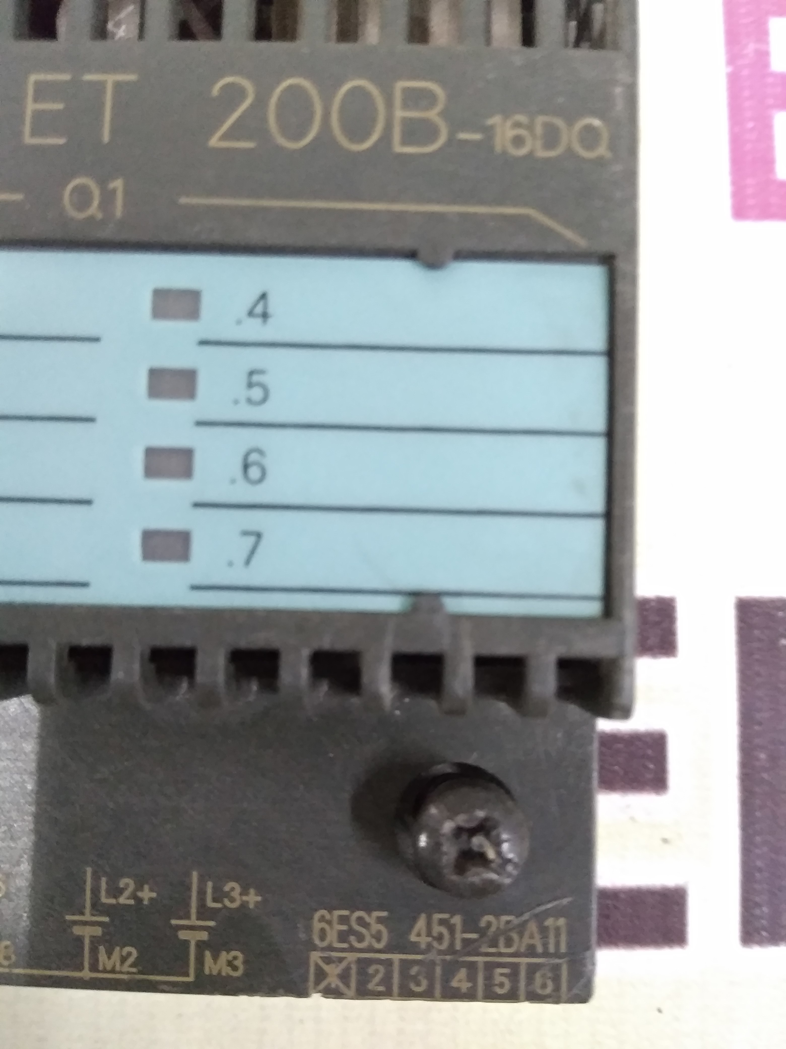 Siemens Simatic S7 Et 200b Module 6es5 451-2ba11