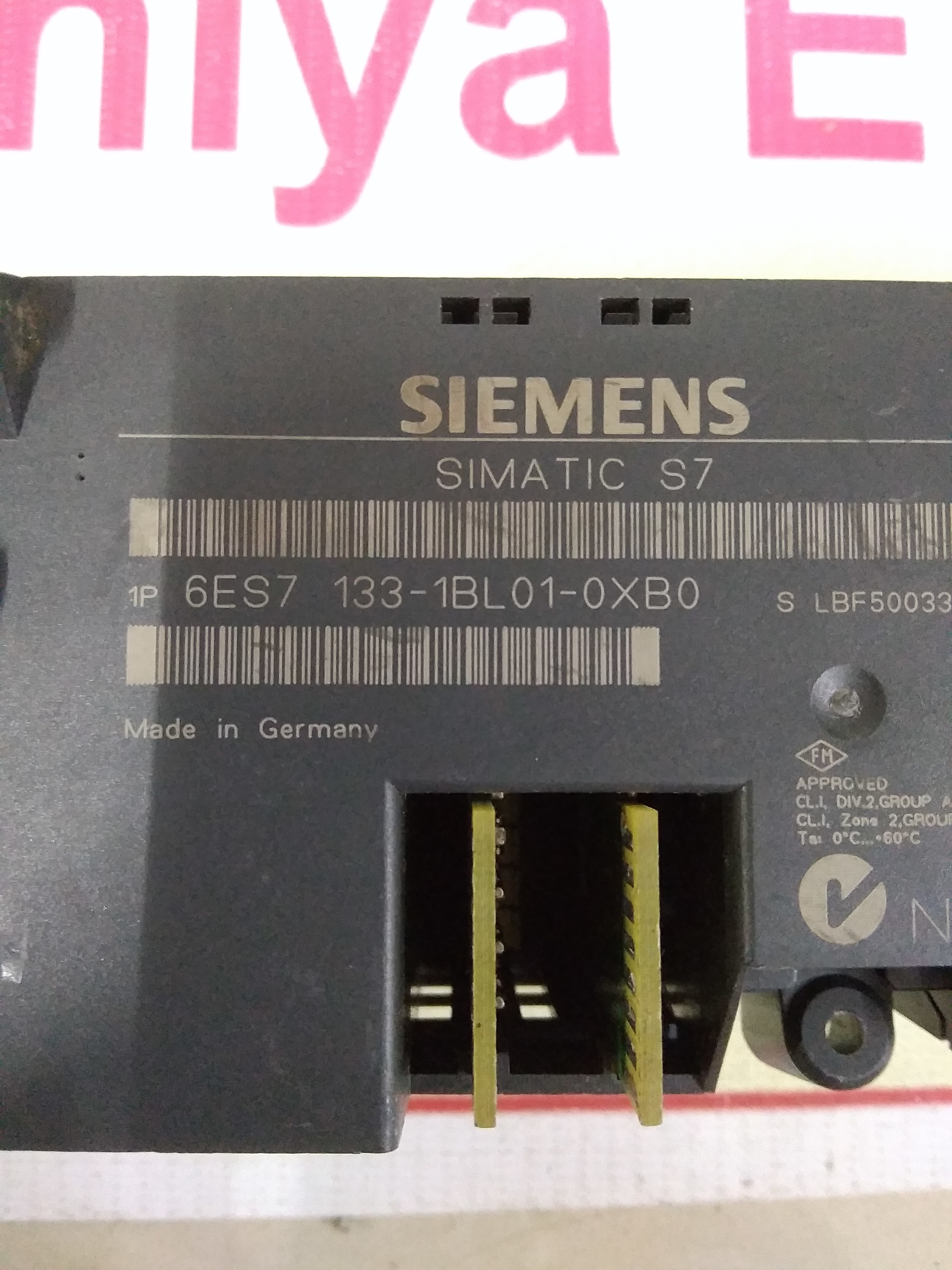 Siemens Simatic S7 Et 200l Module 6es7 133-1bl01-0xb0