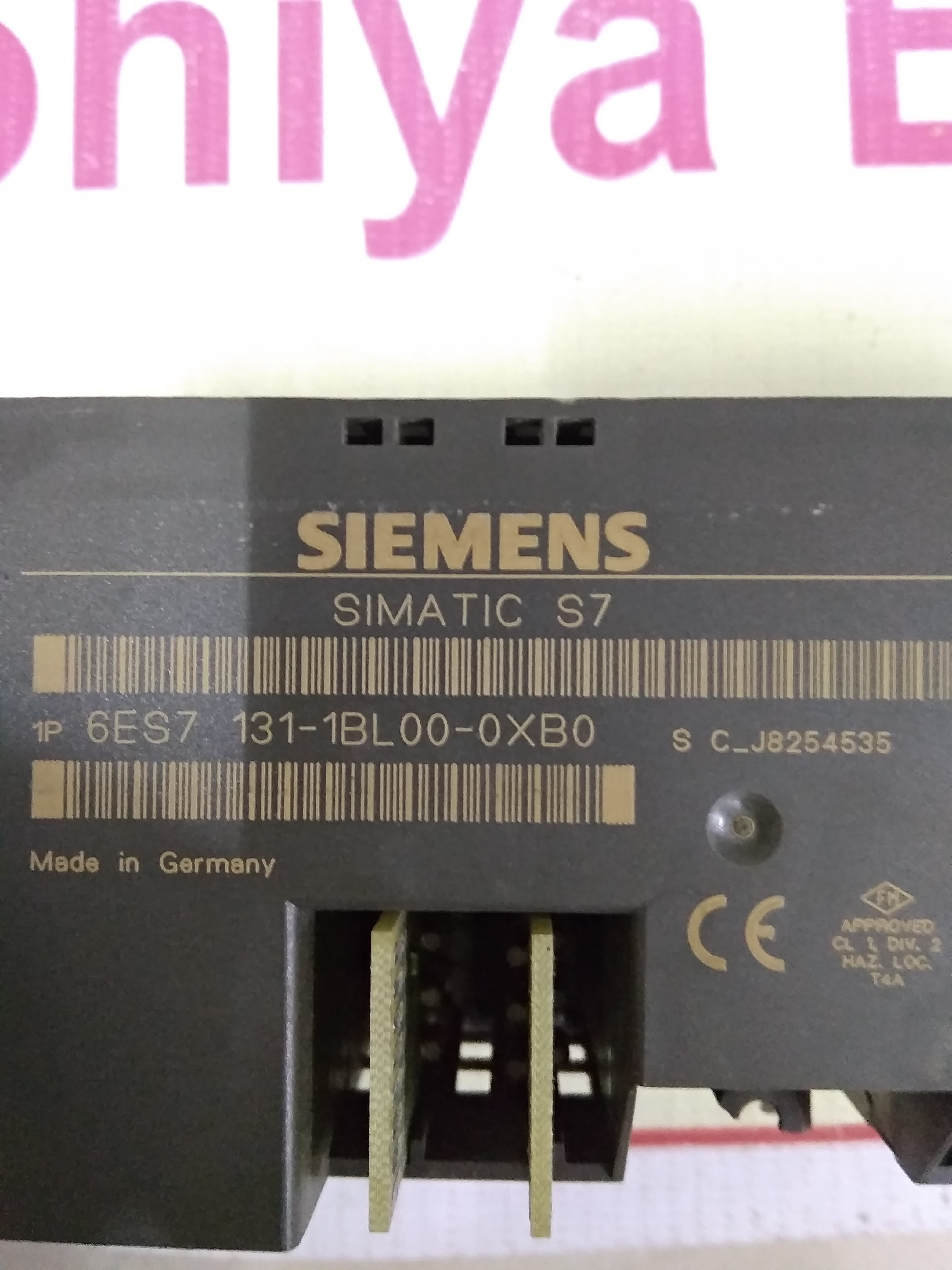 Siemens Simatic S7 Et 200l Module 6es7 131-1bl00-0xb0