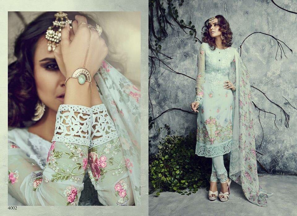 Pakistani Salwar Kameez - Georgette Fabric, Customized Size, Black Color | Heavy Embroidery, Full Sleeves, Trendy Dress Style, Dry Cleanable