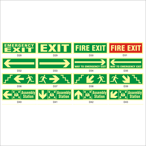 Emergency Escape Signs