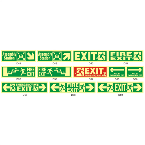 Emergency Escape Signs