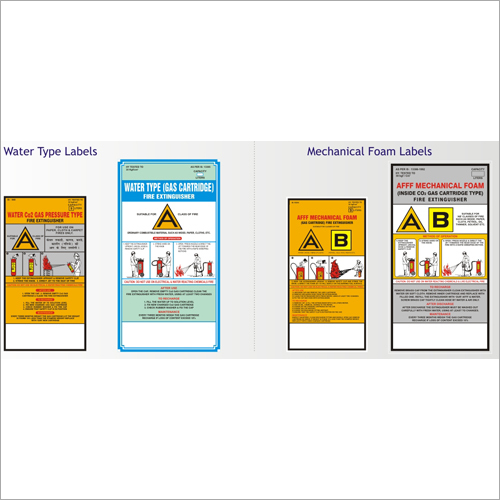 Fire Extinguisher Labels