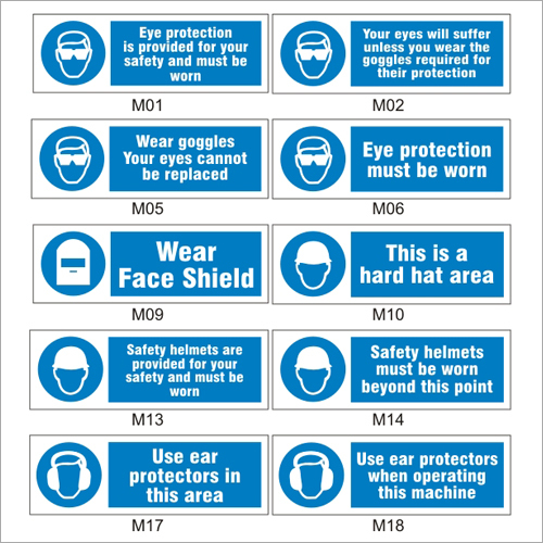 Mandatory Signs