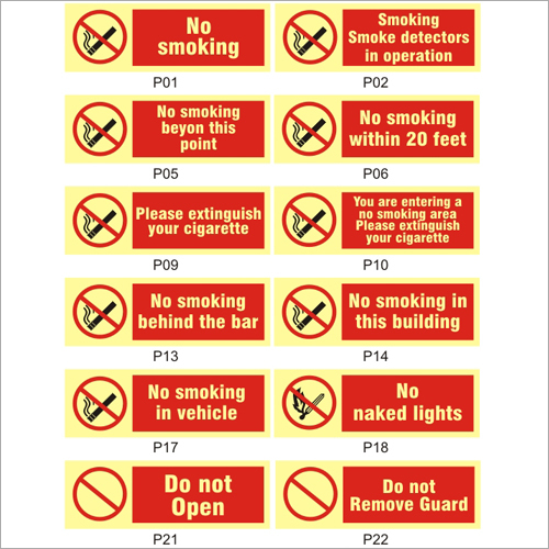 Prohibition Signs