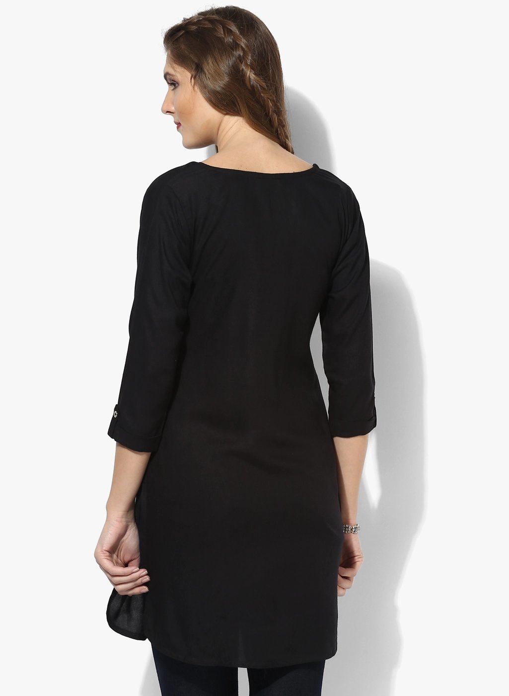 Black Women Short Kurti