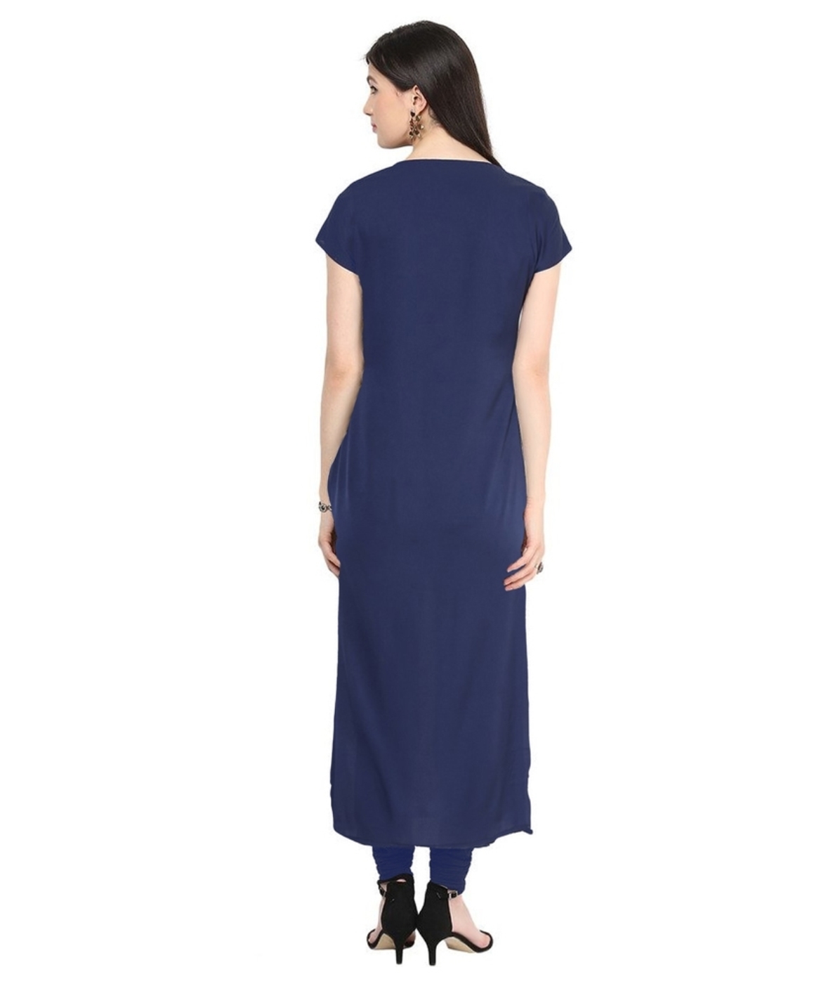 Navy Blue Long Kurtas