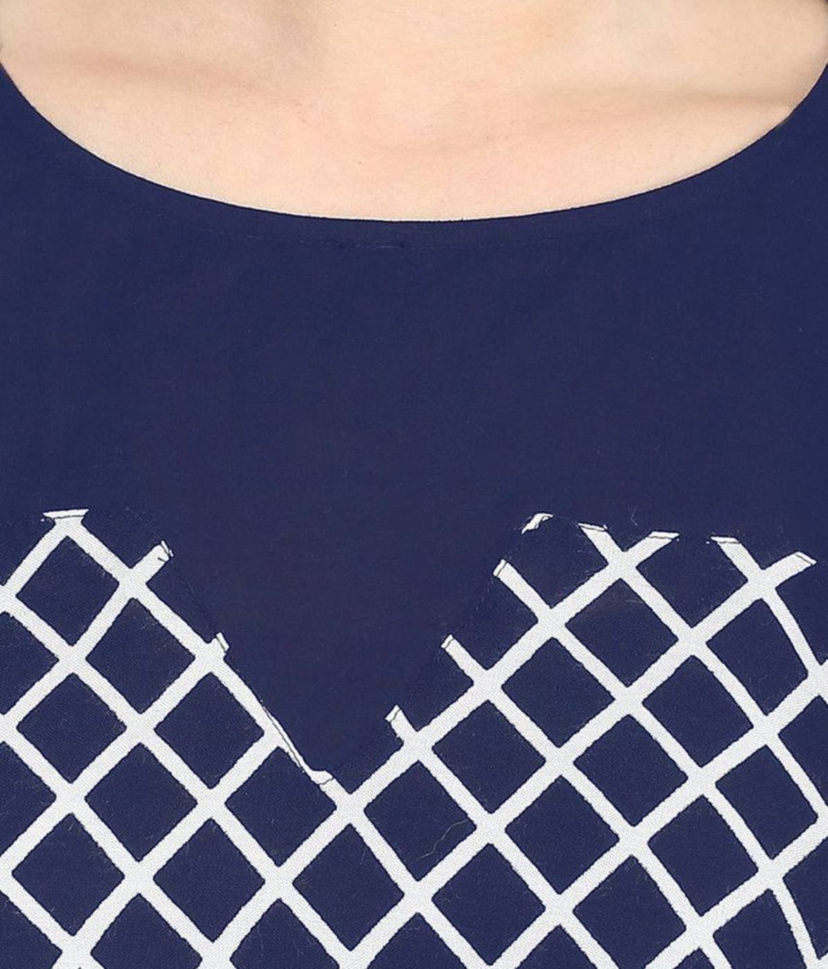 Navy Blue Long Kurtas