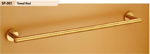 Towel Rod - 18-24 Inch Round | Durable Cast Iron, Stainless Steel, & Brass Options, Versatile Bath Hardware Set