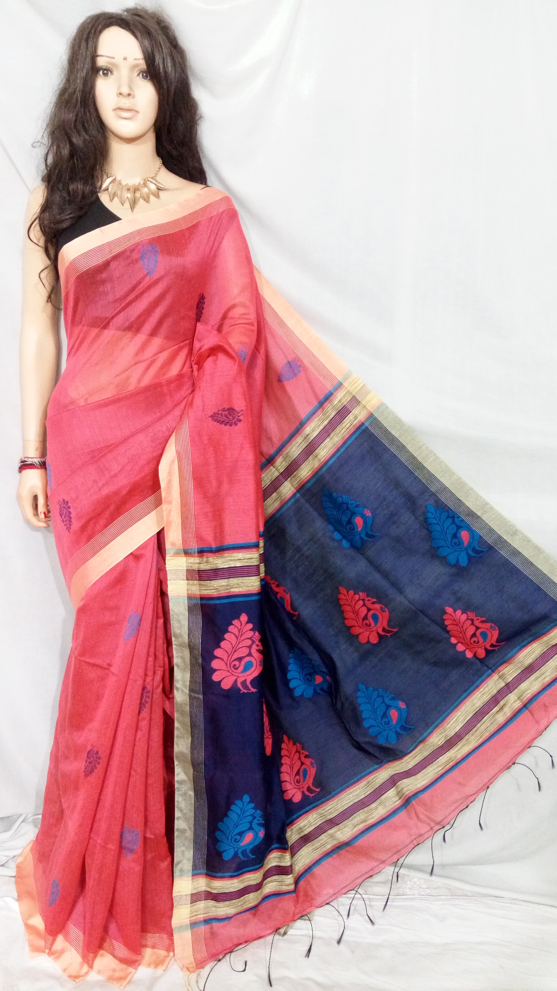 Handloom Designer Saree - Cotton Silk, 1 Meter Blouse Piece, Yellow Color | Party Wear, Perfect For Summer And Winter, Beautiful Prints, Comfortable Fabric