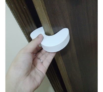 White Finger Safety Door Front Guard
