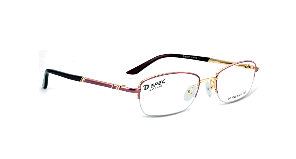 Dc-1048 Gold & Pink Frame