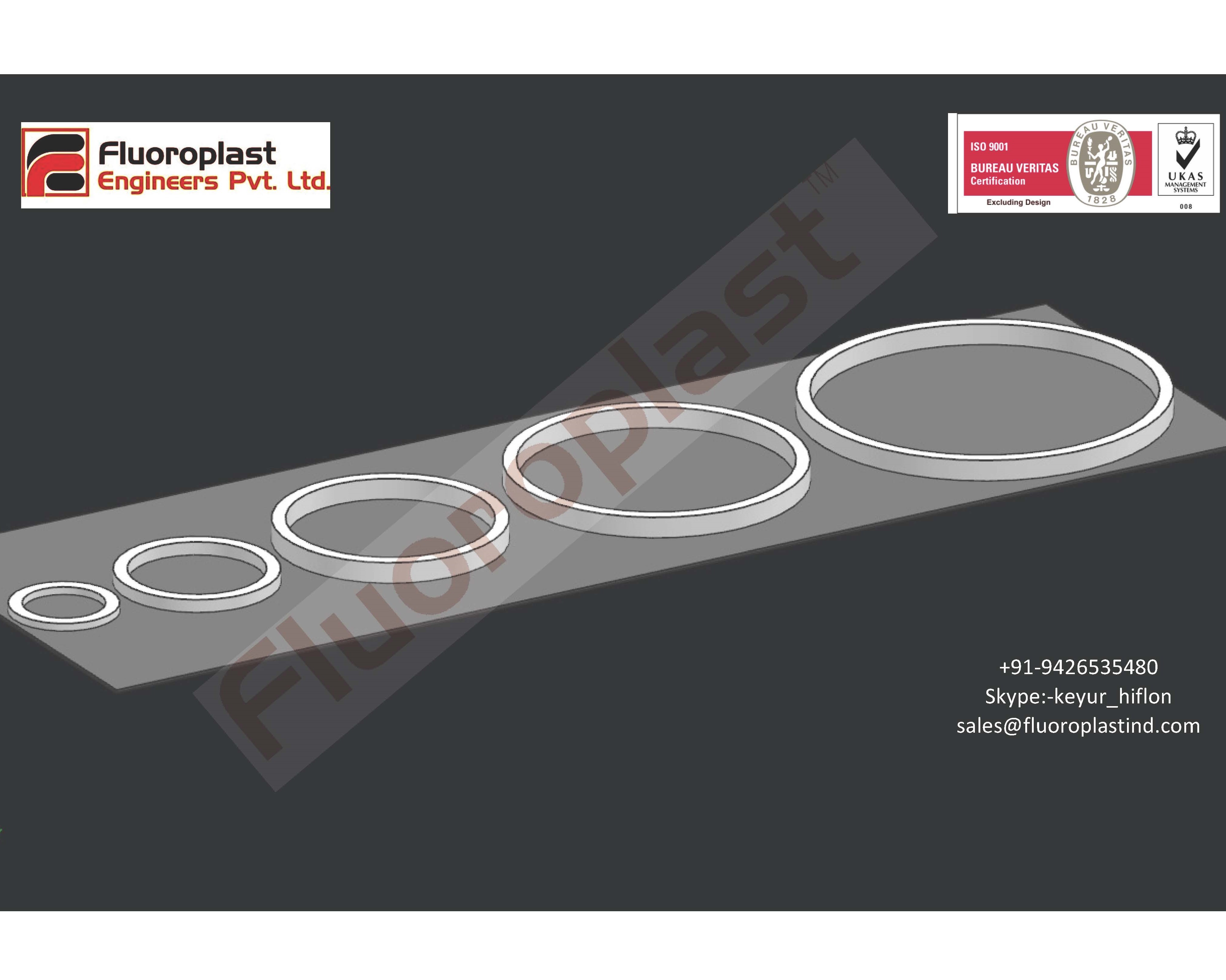 Ptfe Ring Gasket - Premium Quality Fluoroelastomer, Highly Resistant To Chemicals And Thermal Degradation