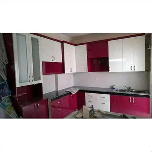Designer L Shaped Modular Kitchen