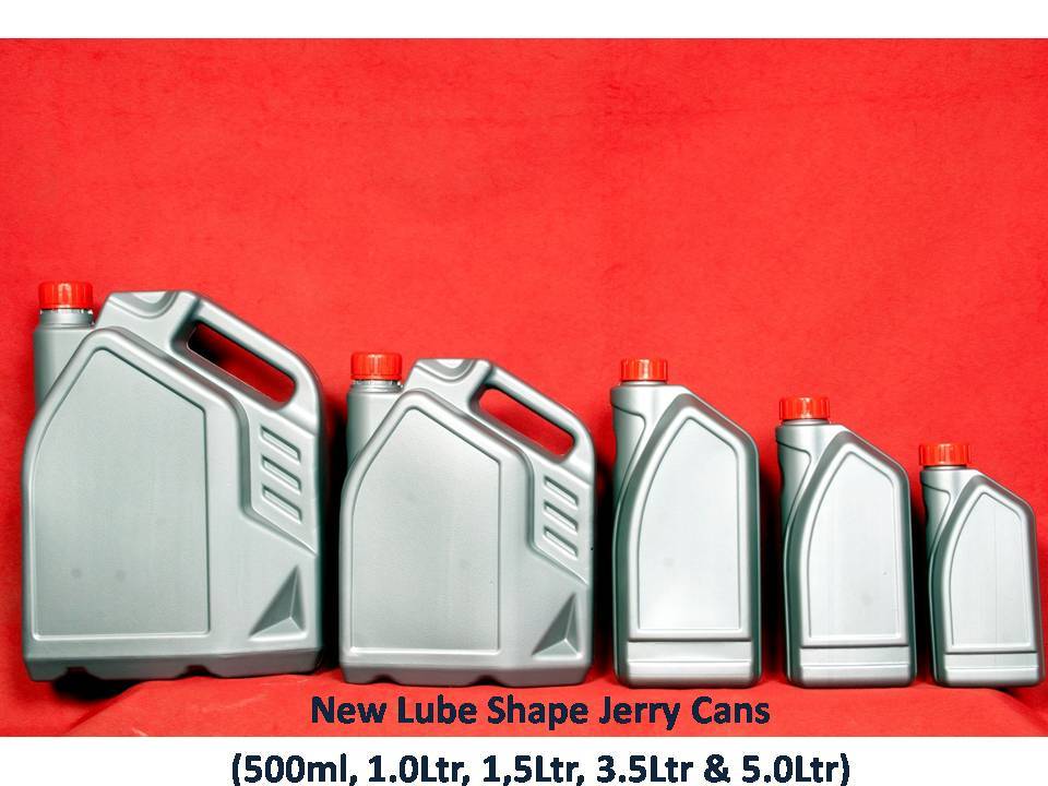 Silver Or White Castrol Shape Containers