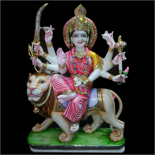 Maa Durga Marble Statue