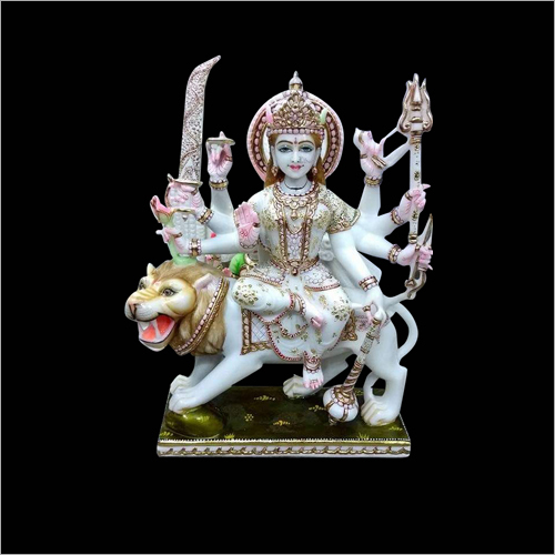 Maa Durga Marble Statue