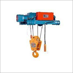 Blue Wire Rope Hoist Crane