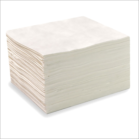 Oil Absorbent Pads - Treated Paper, 12" x 12", White | 100 Pads, Ultra-Absorbent for Quick Oil Spill Cleanup