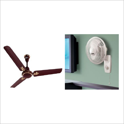 दीवार पर लगे पंखे