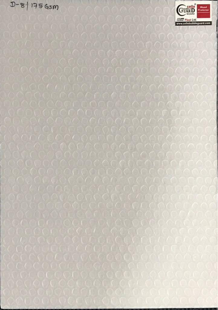 Cello Floor Protection Sheet Bubble Guard - Pp, 6.5 X 4 Ft, White/grey | Ideal For Tile Protection Against Scratches And Spillages