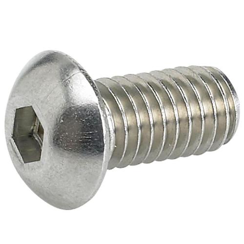Silver Button Head Bolt